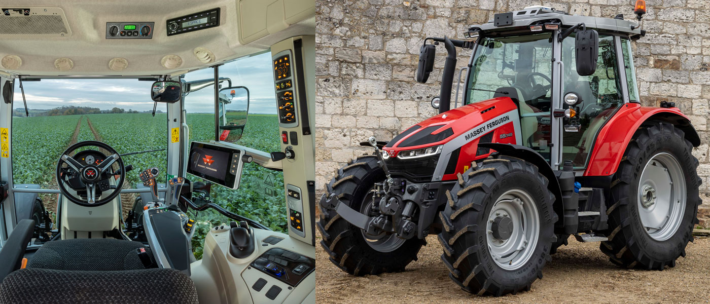 Με φορτωτή αλλά και μεγάλη ορατότητα το MF 5S της Massey Ferguson ιδανικό για φάρμες