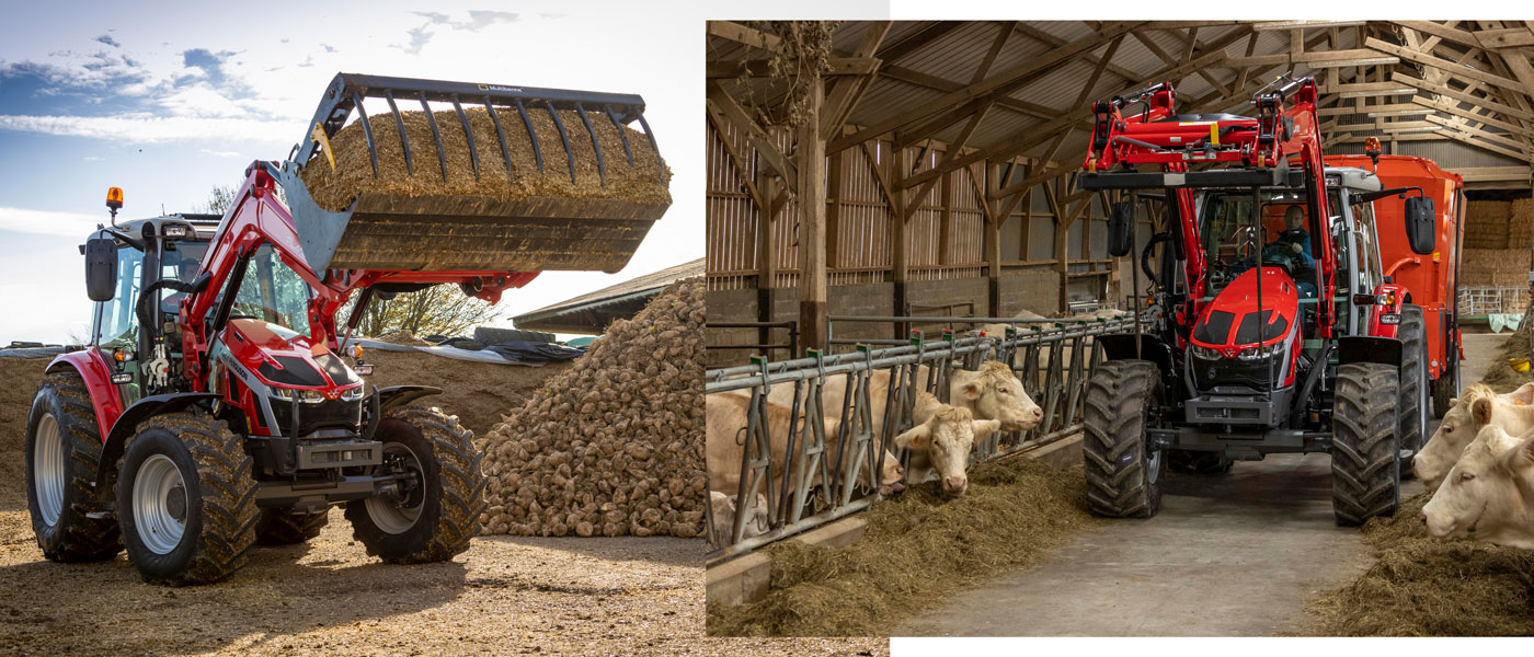 Με φορτωτή αλλά και μεγάλη ορατότητα το MF 5S της Massey Ferguson ιδανικό για φάρμες