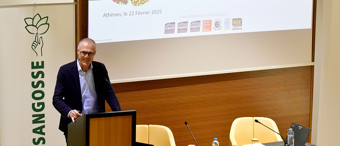 ο πρόεδρος της DE SANGOSSE, Nicolas Fillon