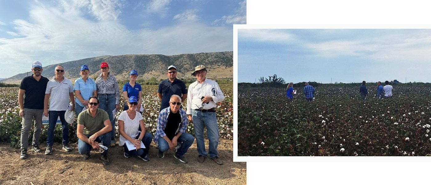 Επισκέψεις σε Πειράματα Αγρού από τη BASF με Ποικιλίες Βαμβακιού FiberMax και Stoneville