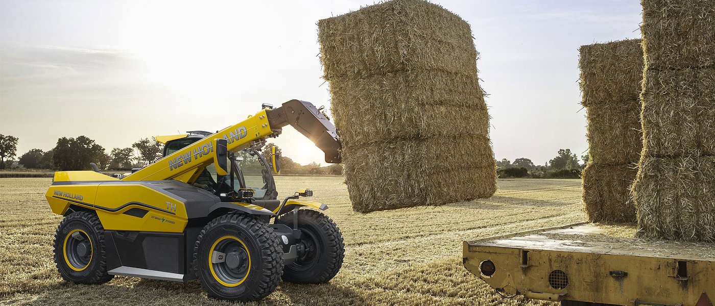 NEW HOLLAND TH hybrid. Ο νέος υβριδικός πρωτότυπος τηλεσκοπικός φορτωτής